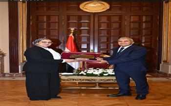 رئيس مجلس الشيوخ يستقبل رئيسة المجلس القومي للمرأة