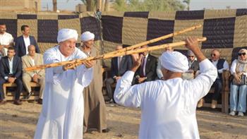 محافظ قنا يفتتح عروض المرماح والتحطيب ضمن فعاليات مهرجان قنا للحرف والتراث