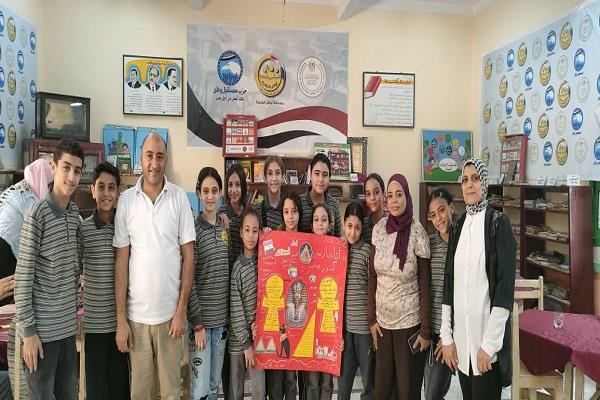 كنوز مصر وأعياد الطفولة في ورش قصر الطفل بجاردن سيتى