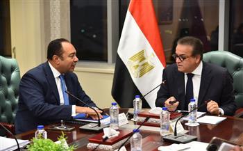 نائب رئيس مجلس الوزراء وزير الصحة يناقش الموقف التنفيذي لإنشاء مستشفى النيل للأطفال