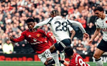 الدوري الإنجليزي..مانشستر يونايتد يخطف التعادل مع توتنهام