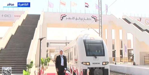 رئيس الوزراء يشهد بدء التشغيل التجريبي للقطار الكهربائي السريع بالمرحلة الأولى بقطاع حدائق أكتوبر