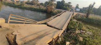 محافظة سوهاج: انهيار كوبري مشاة قديم خارج الخدمة بطما دون خسائر