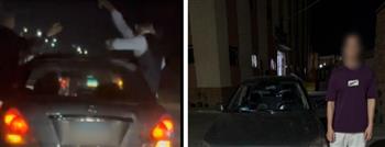 القبض على قائد سيارة للقيام بحركات استعراضية في الدقهلية