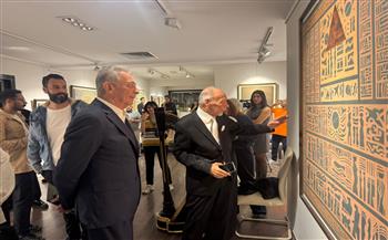 احتفاءً بالمتحف الكبير.. خالد فودة ومحمود حميدة يفتتحان معرض أحمد شيحا بجاليري بيكاسو إيست