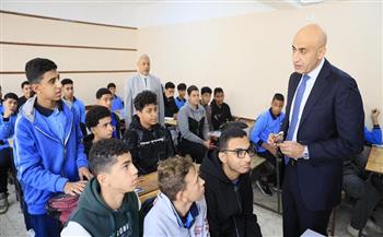 وزير التربية والتعليم يواصل جولته التفقدية بزيارة مدرستين بإدارة التبين التعليمية بالقاهرة 