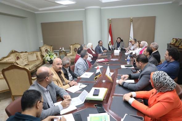 نائب المحافظ يبحث مع فريق مشروع الدعم الفني لوزارة التنمية المحلية آليات تطوير منظومتي إدارة الأصول والصيانة 