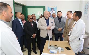 محافظ بني سويف يتفقد انتظام ومستوى الخدمات المقدمة للمواطنين خلال زيارته لوحدة الشوبك الصحية 