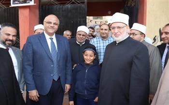 محافظ القليوبية يستقبل وكيل الأزهر الشريف بمعهد طوخ الابتدائي النموذجي لاعتماده من قبل الهيئة القومية 