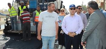 محافظ كفرالشيخ: الانتهاء من رصف طريق أبو سعيد - الناصرية بالرياض ضمن مشروعات الخطة الاستثمارية 