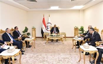 "EDEX 2025".. وزير الدولة للإنتاج الحربي يستقبل رئيس هيئة مديري المركز الأردني للتصميم والتطوير