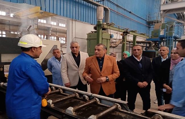 وزير الدولة للإنتاج الحربي: "حلوان للصناعات غير الحديدية" من أهم الصروح الصناعية 