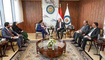 وزير البترول يبحث مع البنك الأوروبي تمويل المشروع القومي للمسح الجوي للتعدين