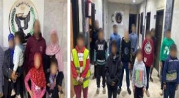 الداخلية تضبط 12 شخصًا لاستغلال الأطفال في التسول وبيع السلع بالقاهرة