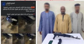 ضبط المتهمين بالتعدي على شخص وتحطيم زجاج سيارته بقنا