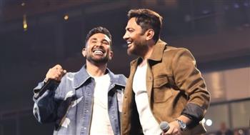 أحمد سعد يكشف كواليس زيارة تامر حسنى بعد الجراحة 