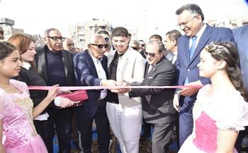 محافظ بورسعيد ورئيس النادي المصري يفتتحان مجمع ملاعب "السيد متولي" بعد تطويره الشامل