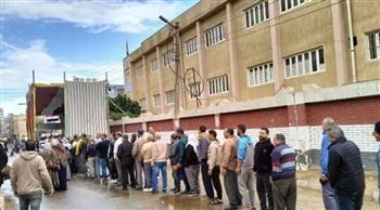 إقبال كثيف من الناخبين على الدوائر الملغاة بانتخابات مجلس النواب  