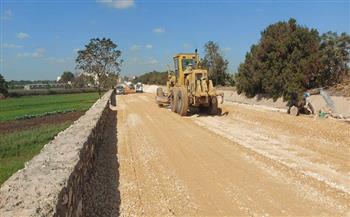 محافظ الجيزة يتابع أعمال توسعة وتطوير طريق ترعة الزمر حتى مزلقان الجلاتمة