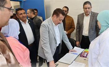 محافظ المنوفية يتفقد أعمال التجهيزات النهائية بوحدة طب الأسرة برملة الإنجب استعدادًا لتشغيلها