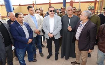 محافظ المنوفية يطلق شارة بدء التشغيل التجريبي لمشروع صرف صحي أبو رقبة 