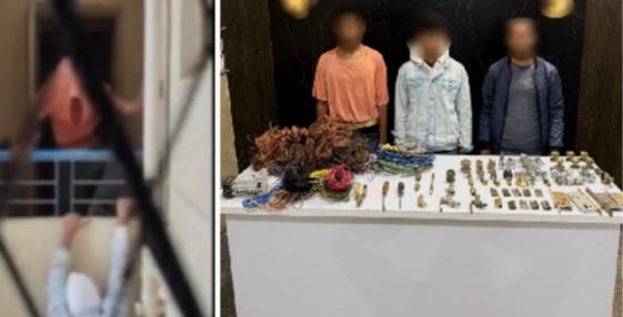 سقوط عصابة سرقة شقق تحت الإنشاء بمدينة 15 مايو