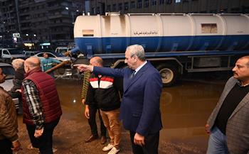 على مدار 7 ساعات.. محافظ الغربية يقود متابعة ميدانية مكثفة لعمليات شفط مياه الأمطار