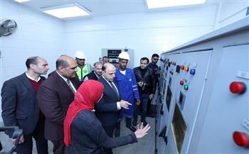 محافظ كفر الشيخ يفتتح مشروع محطة رفع الصرف الصحي بقرية الصافية  لخدمة نحو 25 ألف نسمة