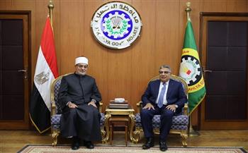 المفتي يهنئ محافظ الدقهلية بانضمام مدينة المنصورة إلى الشبكة العالمية لمدن التعلم (GNLC) التابعة لليونسكو