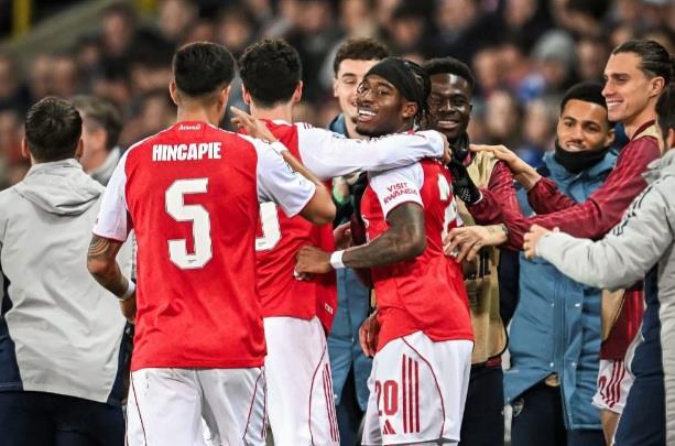 دوري أبطال أوروبا.. أرسنال يكتسح كلوب بروج بثلاثية نظيفة 