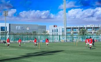 منتخب مصر يخوض تدريبات صباحية بمركز المنتخبات الوطنية.. صور