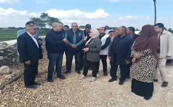 جولة ميدانية لنائب محافظ الجيزة بمركز منشأة القناطر