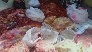 مُصادرة أكثر من نصف طن لحوم وأسماك فاسدة بالمنيا