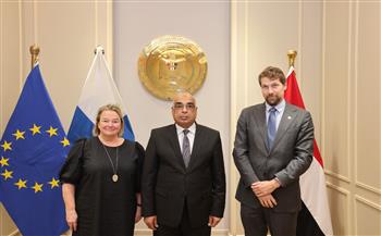 وزير العدل يبحث مع مديرة مركز سيادة القانون بجمهورية فنلندا التعاون المشترك  