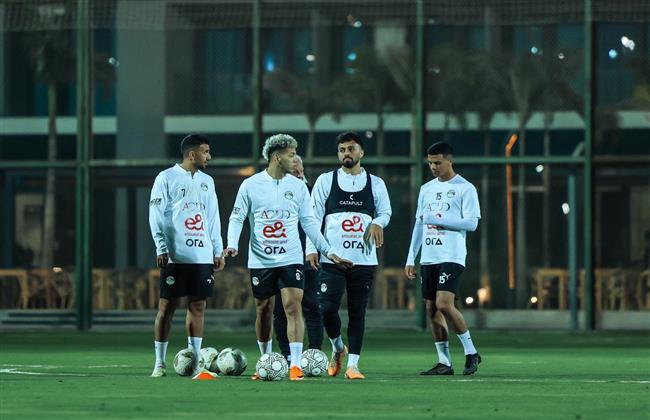 منتخب مصر يخوض تدريبًا مسائيًا  استعدادًا لأمم أفريقيا 2025 بالمغرب