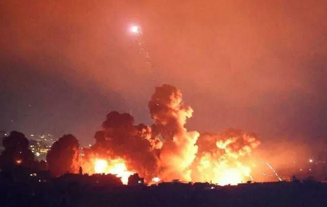 الاحتلال ينفذ سلسلة غارات عنيفة على عدة مناطق بالجنوب اللبناني والبقاع