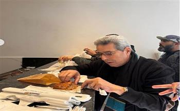 محمود سعد يشارك متابعيه رسالة صباحية من ليبيا: "فطرنا كل أنواع الفطار الليبي الجميل"