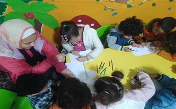 أنشطة فنية متنوعة بالمكتبة الثقافية العامة لحي المعادي