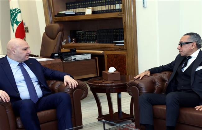 السفير المصري في بيروت يلتقي رئيس الجمهورية اللبنانية