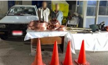 الداخلية تضبط لصوص كابلات الاتصالات في المعصرة