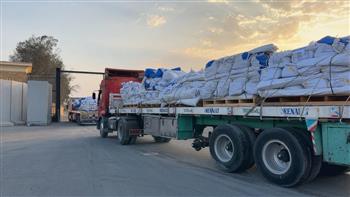 الهلال الأحمر المصرى يكثّف إمدادات الشتاء إلى غزة عبر قافلة «زاد العزة» الـ93