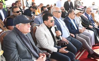 وزير الرياضة ومستشار رئيس الجمهورية ومحافظي الوادي الجديد والشرقية يفتتحان نادي الرماية