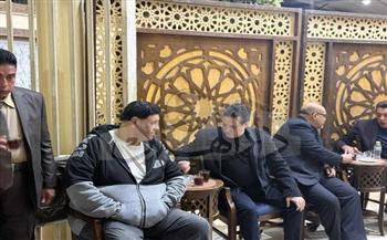 بدء عزاء الفنان سعيد المختار بمسجد الحامدية الشاذلية