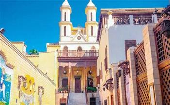 الكنيسة المعلقة.. شاهد على حضارة مصر القديمة وزخارفها الفنية