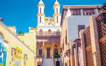 الكنيسة المعلقة.. شاهد على حضارة مصر القديمة وزخارفها الفنية