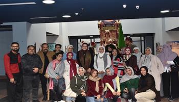 متحف الفنون الشعبية بأكاديمية الفنون يستقبل طلاب المعهد العالي للفنون التطبيقية بأكتوبر 