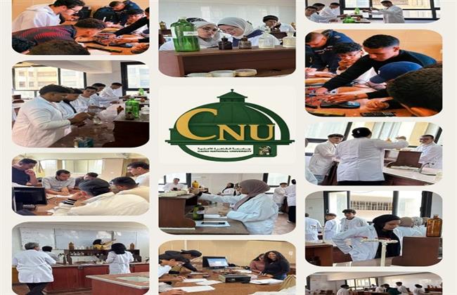 جامعة القاهرة الأهلية تواصل تنفيذ برامجها التدريبية والعملية لطلابها داخل معامل بكلية الهندسة