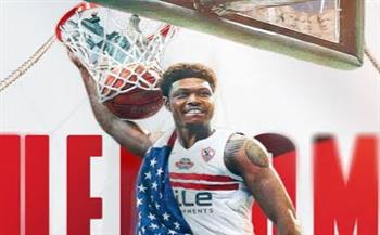 الزمالك يتعاقد مع الأمريكي كلينثونى روبرت لدعم فريق السلة