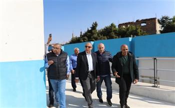 محافظ المنيا ورئيس شركة المياه يتفقدان محطة "جزيرة شارونة" بعد زيادة طاقتها 4 أضعاف