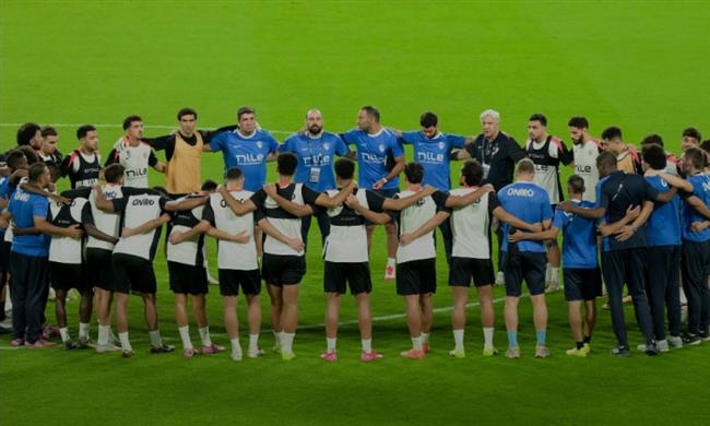 تصعيد لاعب الشباب في المران الجماعي للزمالك 